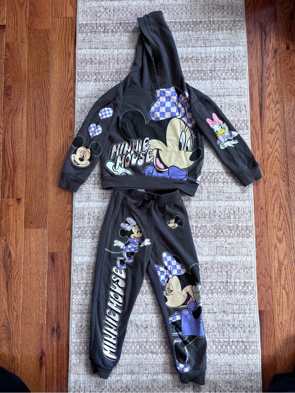 Disney sweatpant and hoodie set